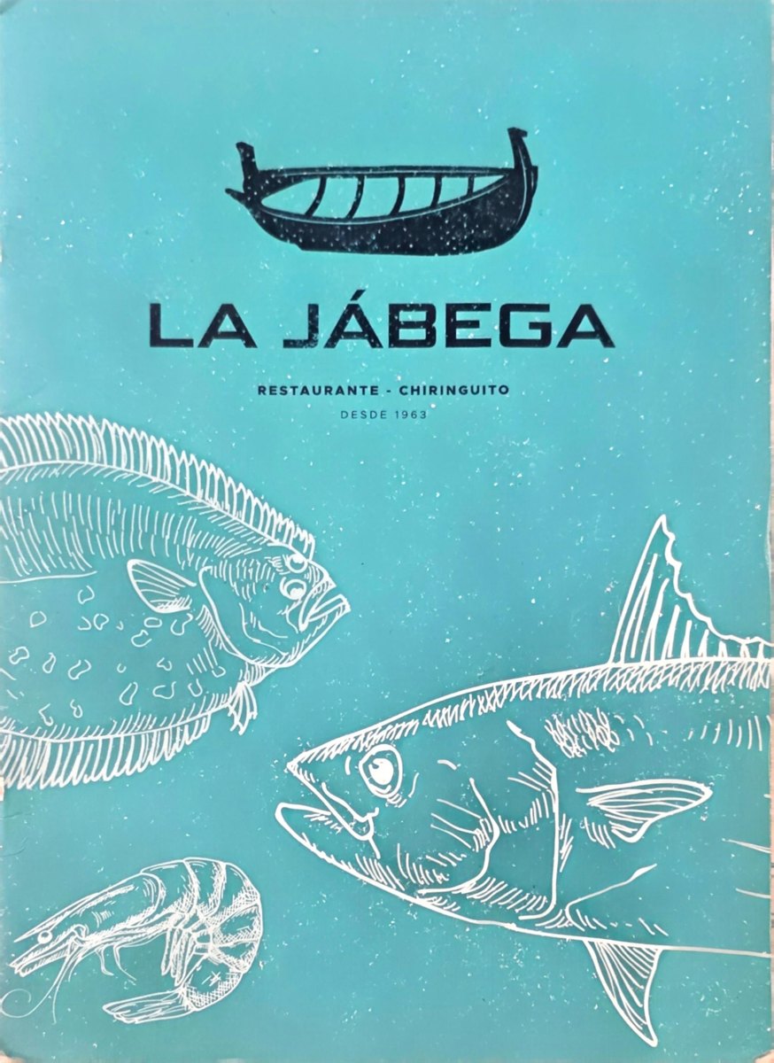 Portada de la carta de La Jábega