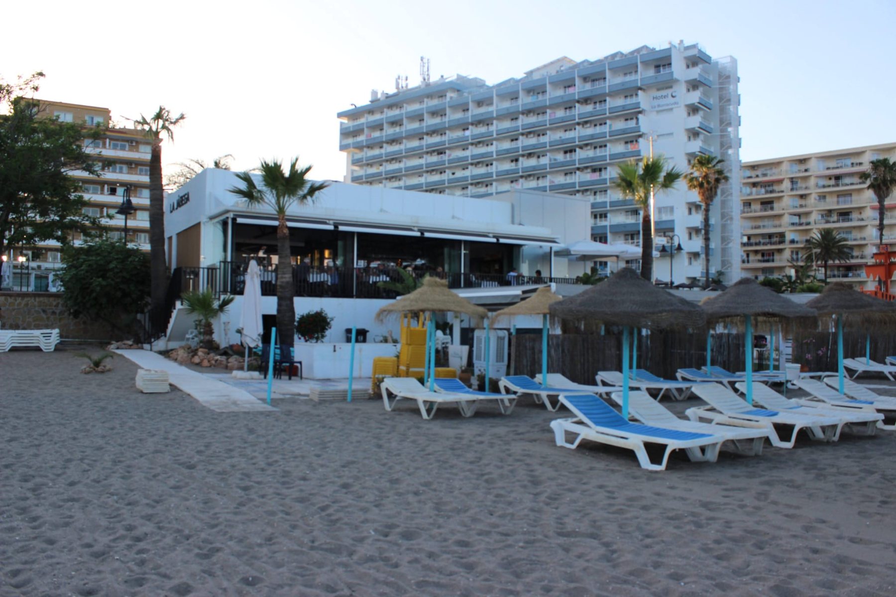 Hamacas en la playa